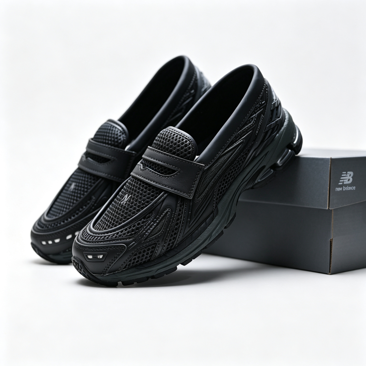 New Balance 1906R Slip-On 'White Black' | Laceless Mule Style + N-ergy Cushioning + Reflective Details, Unisex Lifestyle Sneakers, Easy-On Retro Runner & Y2K Fashion Shoes