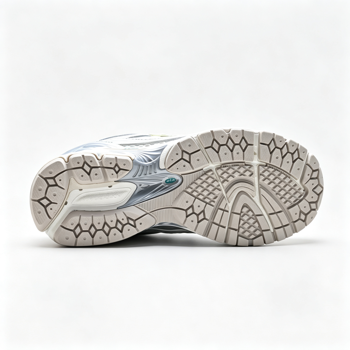 New Balance 1906R White Silver Green Sneakers – Unisex Mesh Retro Running Shoes with N-ERGY Cushioning