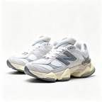 New Balance 9060 White Grey Cream Sneakers – Unisex Suede Mesh Chunky Lifestyle Shoes