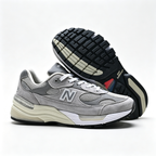 New Balance 992 'Classic Grey' | Premium Suede & Mesh + ABZORB Cushioning + Made in USA, Unisex Lifestyle Sneakers, Iconic Retro Runner & Steve Jobs Style Dad Shoes