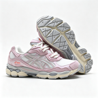Asics Gel-Nimbus 9 | Sheet Rock/Pink Salt + Retro Y2K Design + GEL Cushioning  Unisex Lifestyle Sneakers 2026 Vintage Runner Revival
