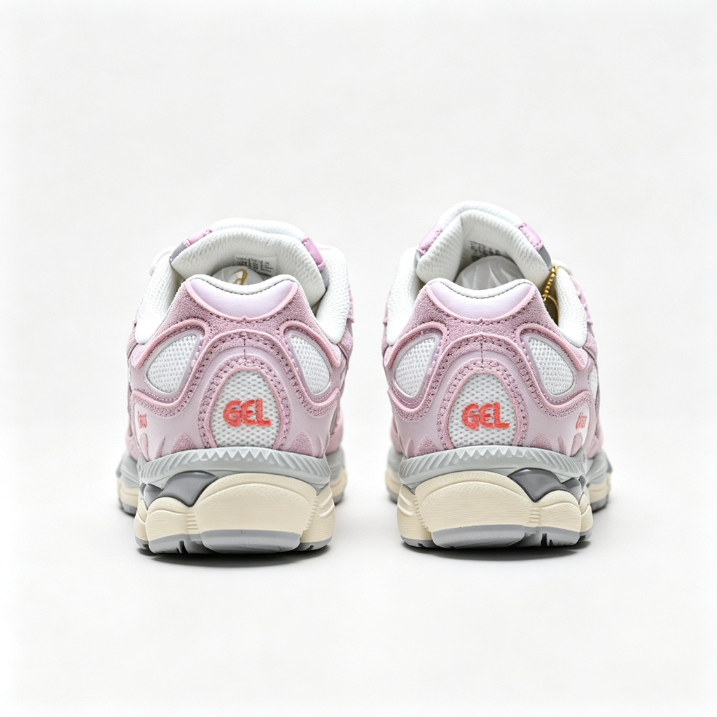 Asics Gel-Nimbus 9 | Sheet Rock/Pink Salt + Retro Y2K Design + GEL Cushioning  Unisex Lifestyle Sneakers 2026 Vintage Runner Revival
