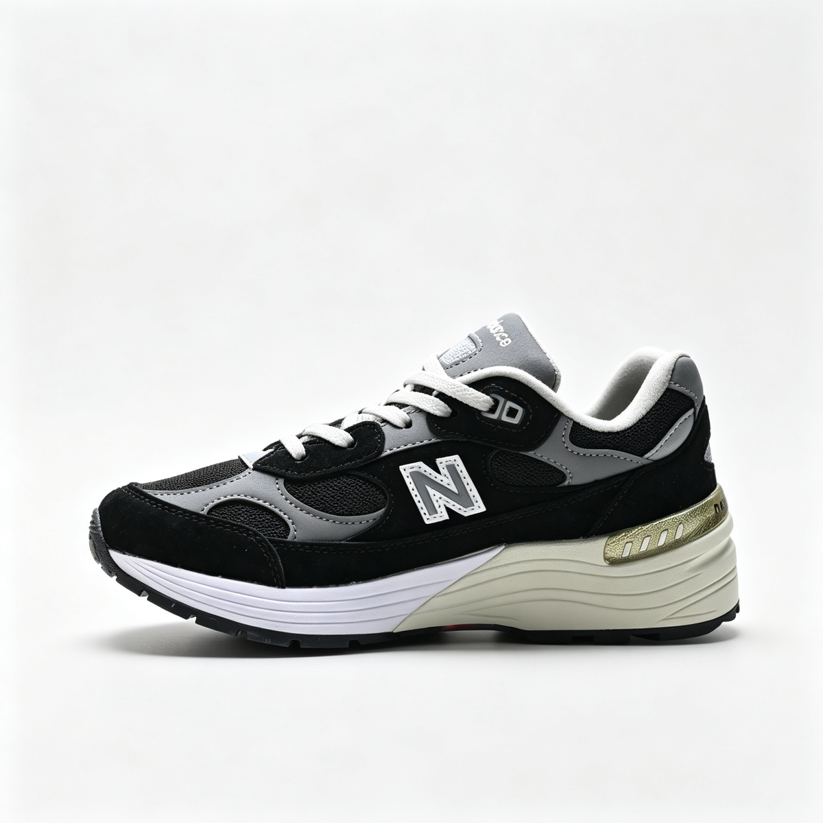 New Balance 992 'Black Grey' | Premium Suede & Mesh + ABZORB Cushioning + Made in USA, Men's & Women's Lifestyle Sneakers, Classic Retro Runner & Streetwear Essential