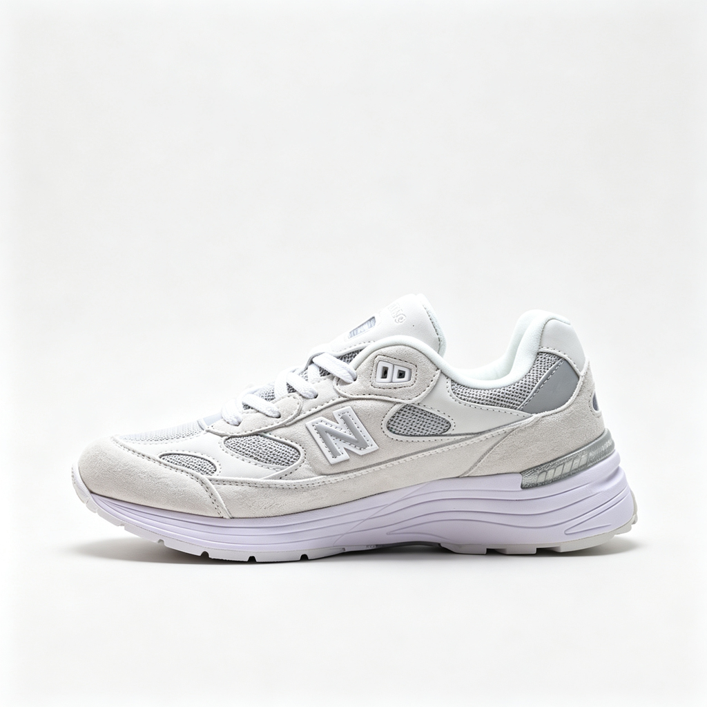 New Balance 992 'White Lilac' | Premium Suede & Mesh + ABZORB Cushioning + Made in USA, Unisex Lifestyle Sneakers, Retro Runner & Pastel Dad Shoes for Women & Men
