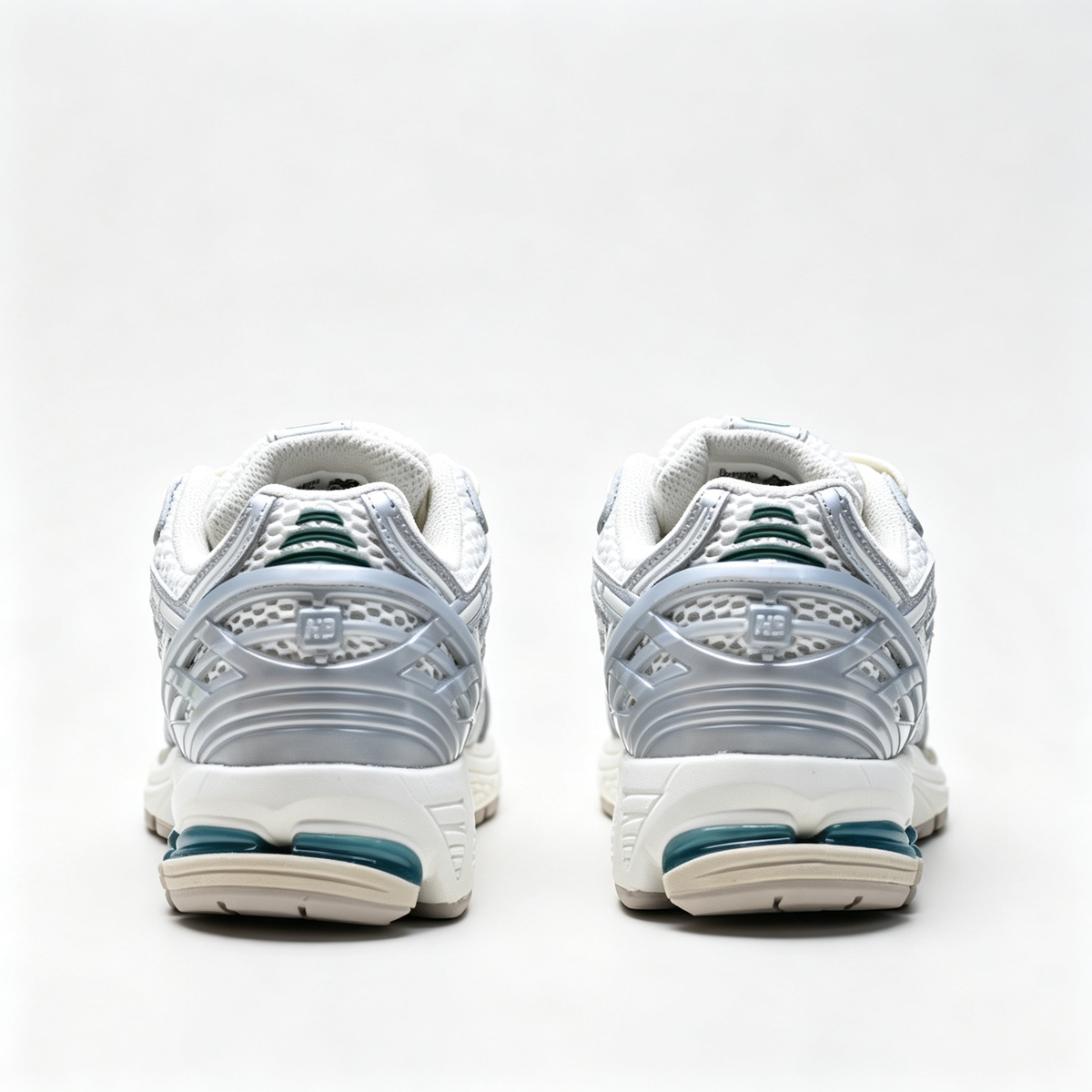 New Balance 1906R White Silver Green Sneakers – Unisex Mesh Retro Running Shoes with N-ERGY Cushioning
