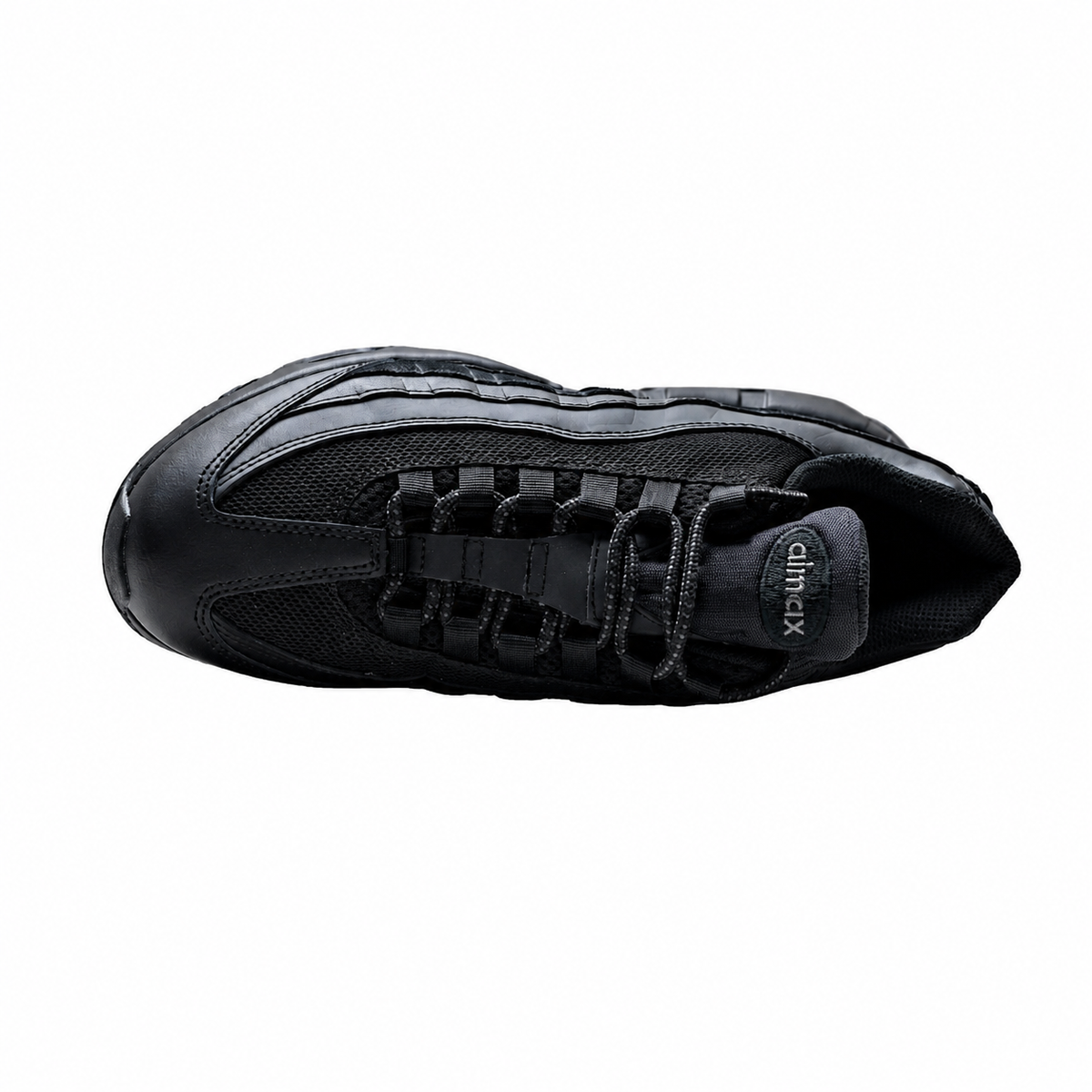 Nike Air Max 95 Triple Black Sneakers – Men’s Black Mesh & Synthetic Leather Air Cushion Shoes
