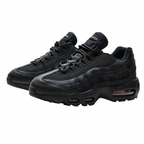 Nike Air Max 95 Triple Black Sneakers – Men’s Black Mesh & Synthetic Leather Air Cushion Shoes