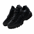 Nike Air Max 95 Triple Black Sneakers – Men’s Black Mesh & Synthetic Leather Air Cushion Shoes