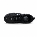 Nike Air VaporMax Plus | Triple Black Mesh + Glossy TPU Overlays + Full-Length VaporMax Cushioning, Men's Futuristic Running & Lifestyle Sneakers, Dark Aesthetic & All-Day Comfort
