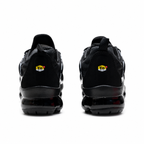 Nike Air VaporMax Plus | Triple Black Mesh + Glossy TPU Overlays + Full-Length VaporMax Cushioning, Men's Futuristic Running & Lifestyle Sneakers, Dark Aesthetic & All-Day Comfort