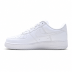 Supreme x Nike Air Force 1 Low "White Red Box Logo" | All-White Leather Low-Top Sneakers | Limited Edition Streetwear Shoes (CU9225-100)