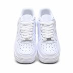 Supreme x Nike Air Force 1 Low "White Red Box Logo" | All-White Leather Low-Top Sneakers | Limited Edition Streetwear Shoes (CU9225-100)