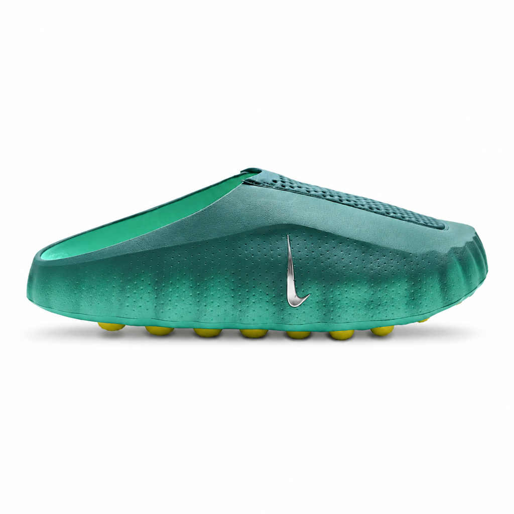 Nike Mind 001 Geode Teal Men's Pregame Mules HQ4307-301 – Light Menta Canary Slip-On Shoes