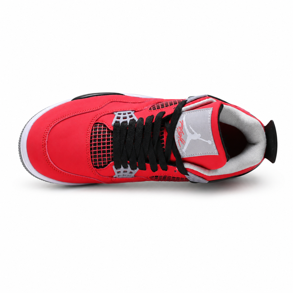 Air Jordan 4 Retro 'Red Cement' | Red Suede + Black & Grey Accents + Visible Air Unit, Men's Basketball & Lifestyle Sneakers, Iconic Streetwear & Premium Cushioning