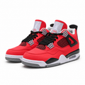 Air Jordan 4 Retro 'Red Cement' | Red Suede + Black & Grey Accents + Visible Air Unit, Men's Basketball & Lifestyle Sneakers, Iconic Streetwear & Premium Cushioning