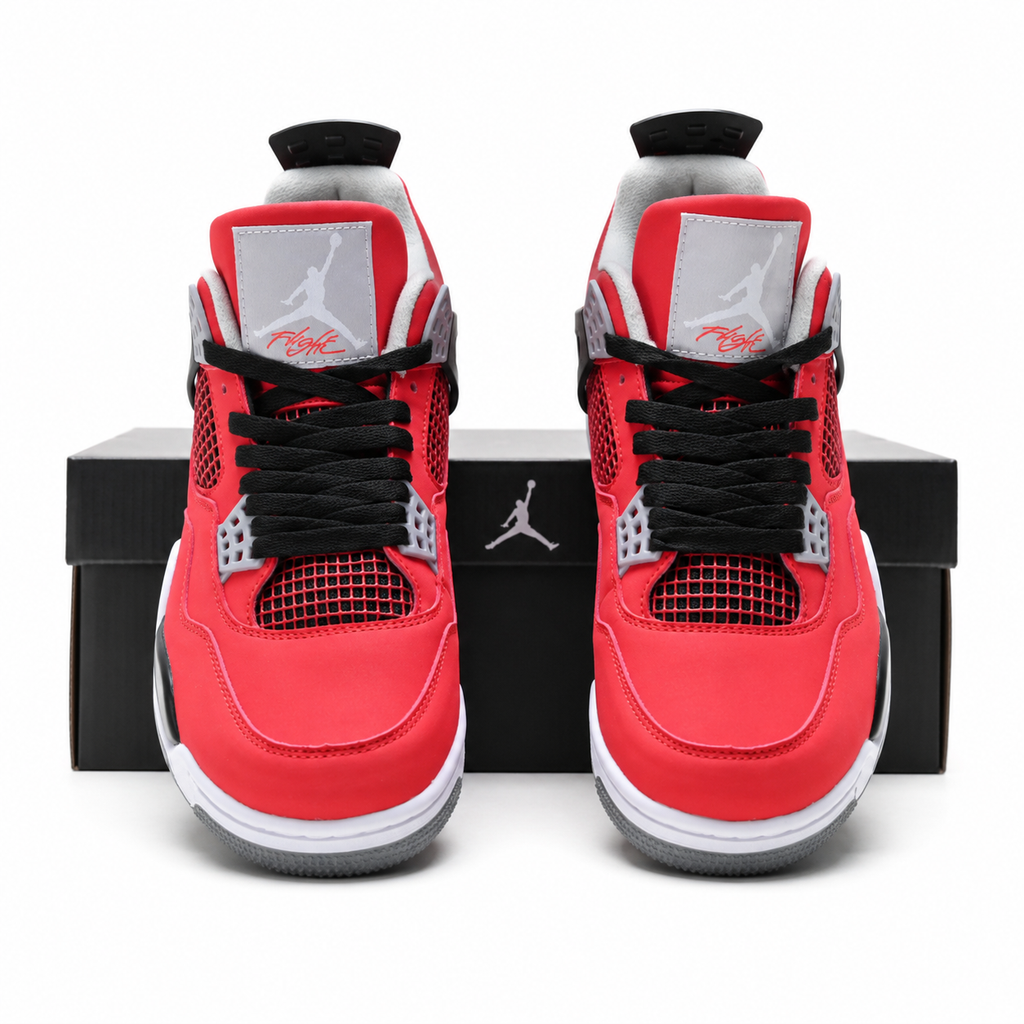 Air Jordan 4 Retro 'Red Cement' | Red Suede + Black & Grey Accents + Visible Air Unit, Men's Basketball & Lifestyle Sneakers, Iconic Streetwear & Premium Cushioning