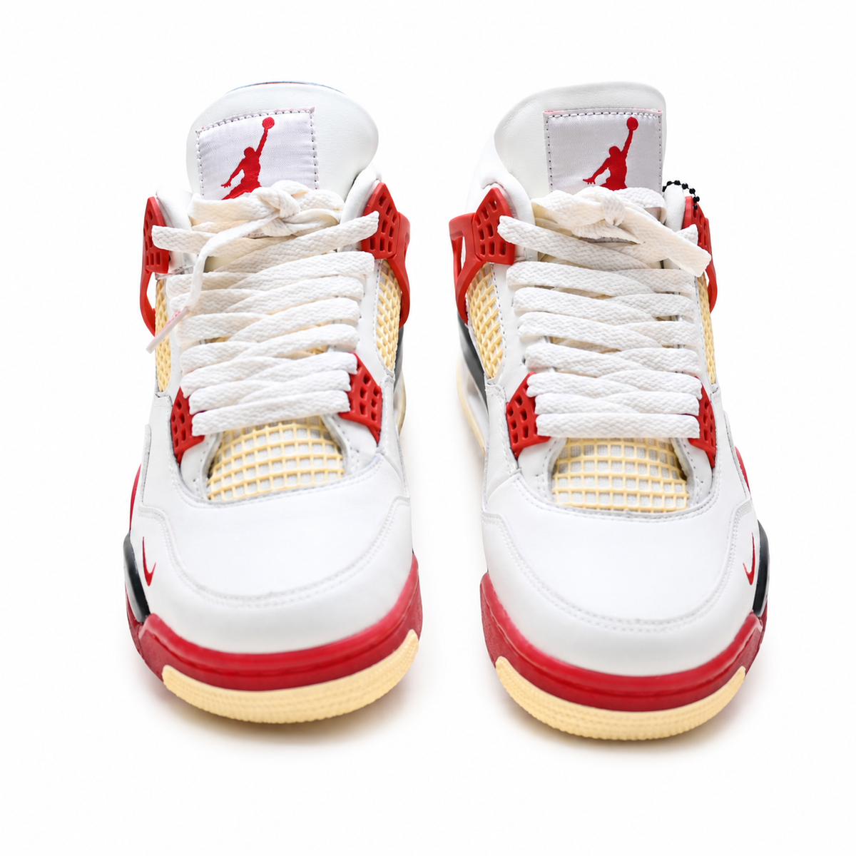 Nike Air Flight Legacy | White Leather + University Red Accents + Vintage Cream Midsole, Men's Retro Basketball Sneakers, Classic Court Style & Comfortable Cushioning