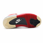Nike Air Flight Legacy | White Leather + University Red Accents + Vintage Cream Midsole, Men's Retro Basketball Sneakers, Classic Court Style & Comfortable Cushioning