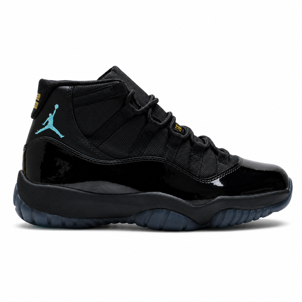 Air Jordan 11 Retro 'Gamma Blue' | Black Patent Leather + Gamma Blue Accents + Carbon Fiber Plate, Men's Basketball & Lifestyle Sneakers, Iconic High-Top & Premium Performance