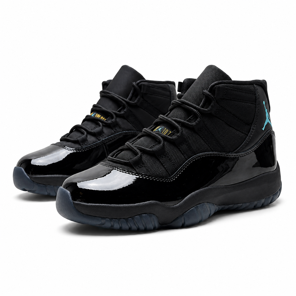 Air Jordan 11 Retro 'Gamma Blue' | Black Patent Leather + Gamma Blue Accents + Carbon Fiber Plate, Men's Basketball & Lifestyle Sneakers, Iconic High-Top & Premium Performance