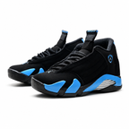Air Jordan 14 Retro 'Game Royal' | Black Suede + Game Royal Blue Accents + Ferrari-Inspired Design, Men's Basketball & Lifestyle Sneakers, Iconic Performance & Sleek Aesthetics