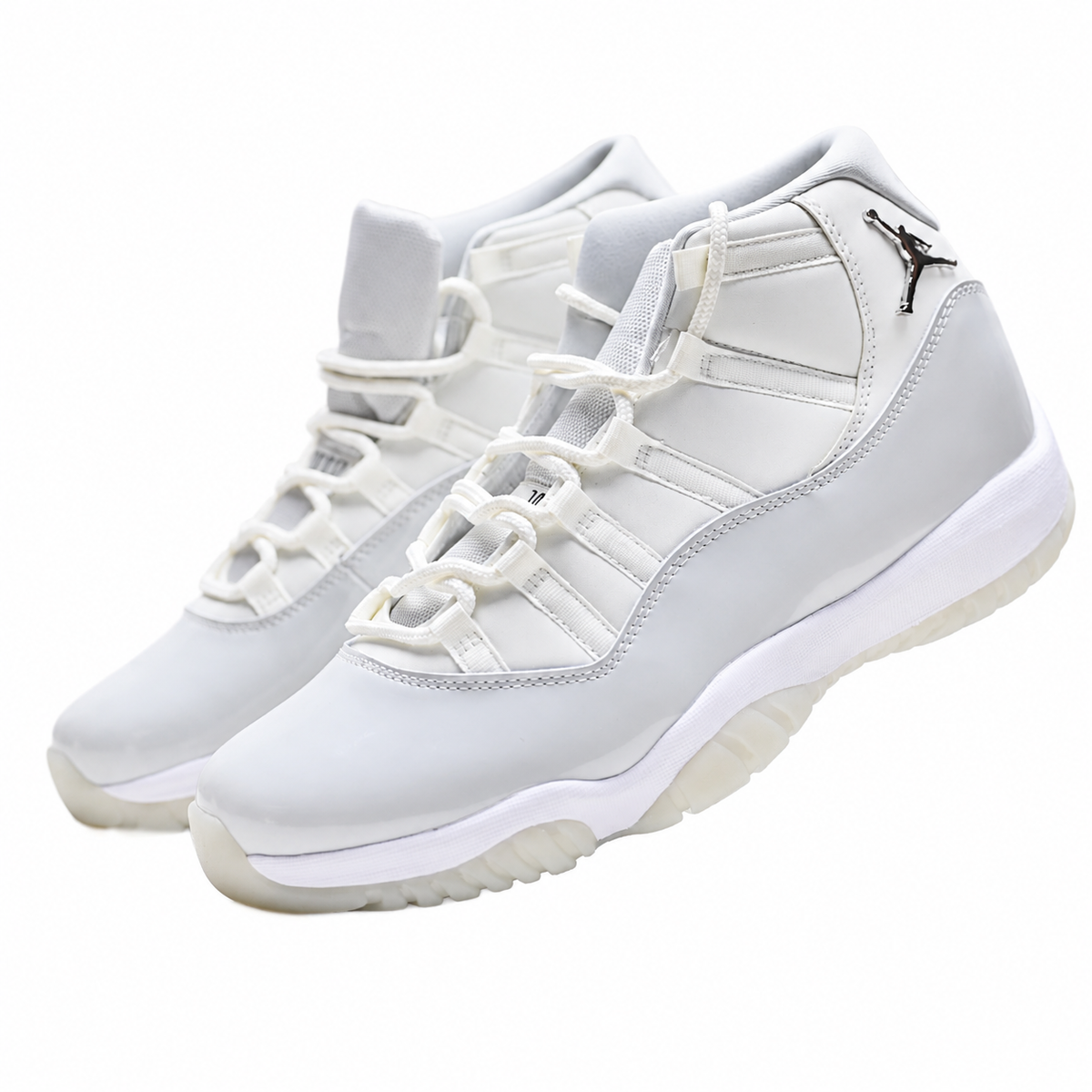 Air Jordan 11 Retro 'Platinum Tint' | White Mesh + Platinum Patent Leather + Icy Translucent Outsole, Men's Basketball & Lifestyle Sneakers, Premium High-Top & Iconic Design