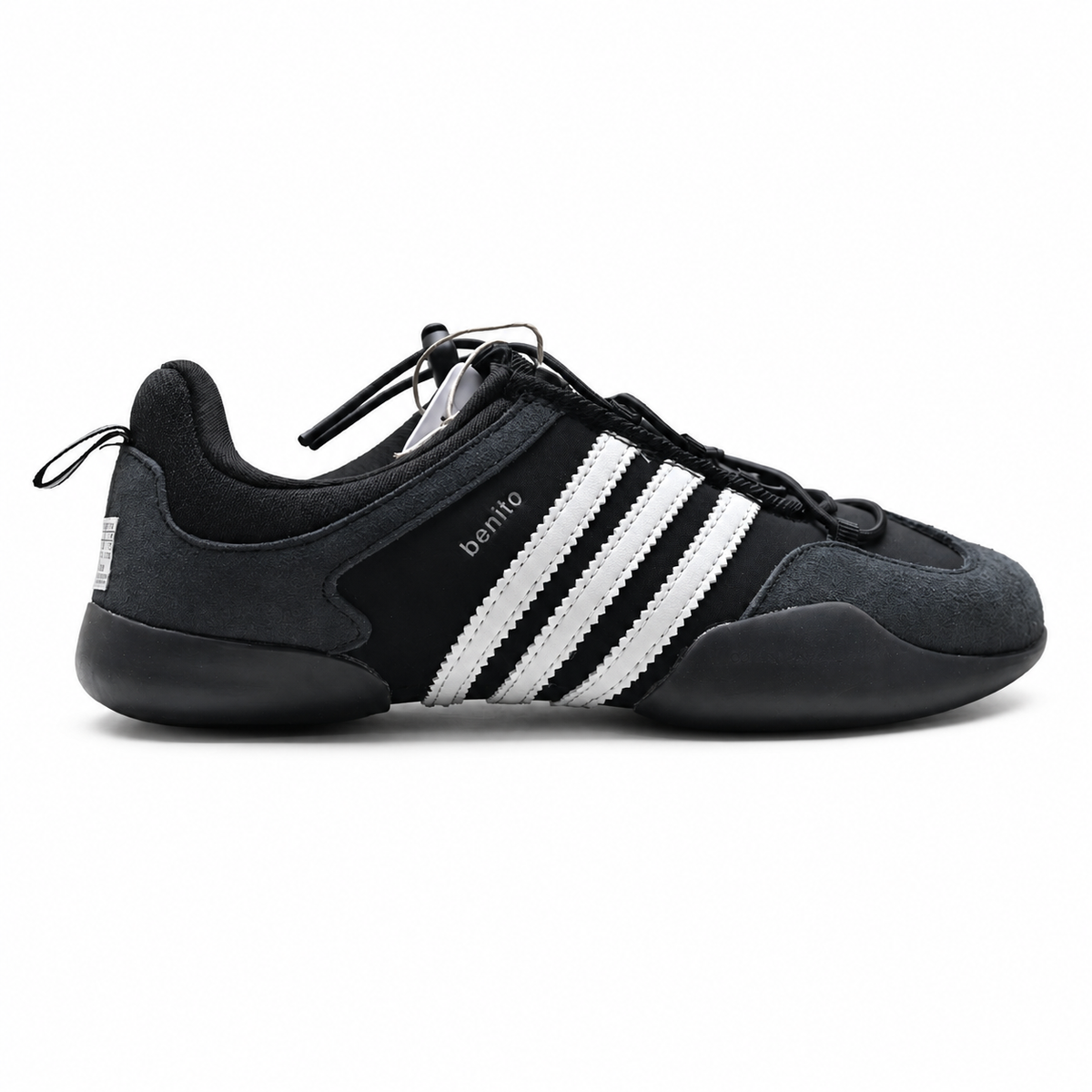 Adidas Samba OG x Benito | Black/White Suede + Bold White Stripes + Retro Indoor Sole, Unisex Sneakers, 2026 Streetwear Essential