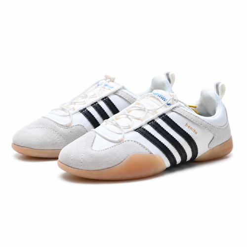 Adidas Samba OG x Benito | Black/White Suede + Bold White Stripes + Retro Indoor Sole, Unisex Sneakers, 2026 Streetwear Essential