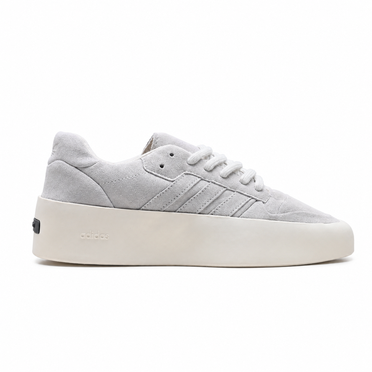 Fear of God x adidas Athletics 86 Lo | Black Suede & Cream Sole | Jerry Lorenzo High-Street Platform Sneakers | Unisex Designer Lifestyle Shoes