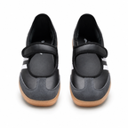 Adidas Originals Samba Jane Black and White Mary Jane with Velcro strap gum sole and three stripes women's retro German training shoes