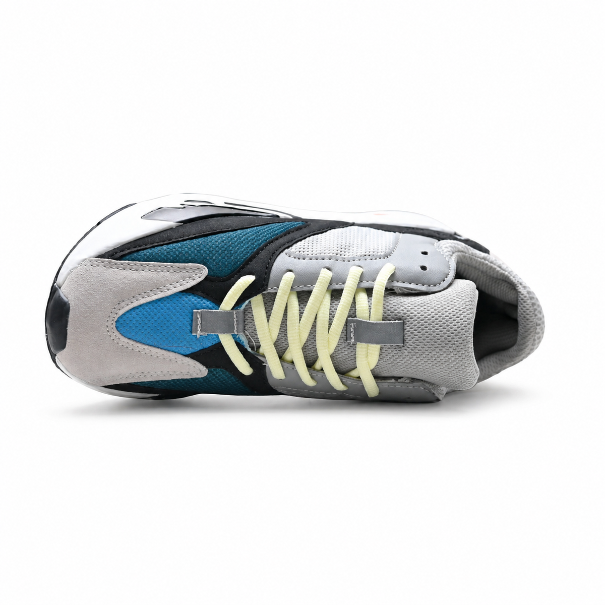 adidas Yeezy Boost 700 Wave Runner Sneakers – Grey Black Blue Orange Chunky Shoes