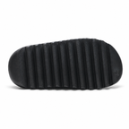 Black EVA Foam Slide Sandals – Unisex Lightweight Cushioned Thick Sole Slip-On Slides