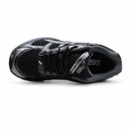 ASICS GEL-1130 Black Pure Silver Retro Running Sneakers – Unisex Mesh GEL Cushioned Shoes