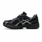 ASICS GEL-1130 Black Pure Silver Retro Running Sneakers – Unisex Mesh GEL Cushioned Shoes