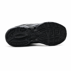 ASICS GEL-1130 Black Pure Silver Retro Running Sneakers – Unisex Mesh GEL Cushioned Shoes