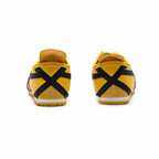 Onitsuka Tiger Mexico 66 Yellow Black Sneakers – Retro Low Top Casual Shoes with Suede Details