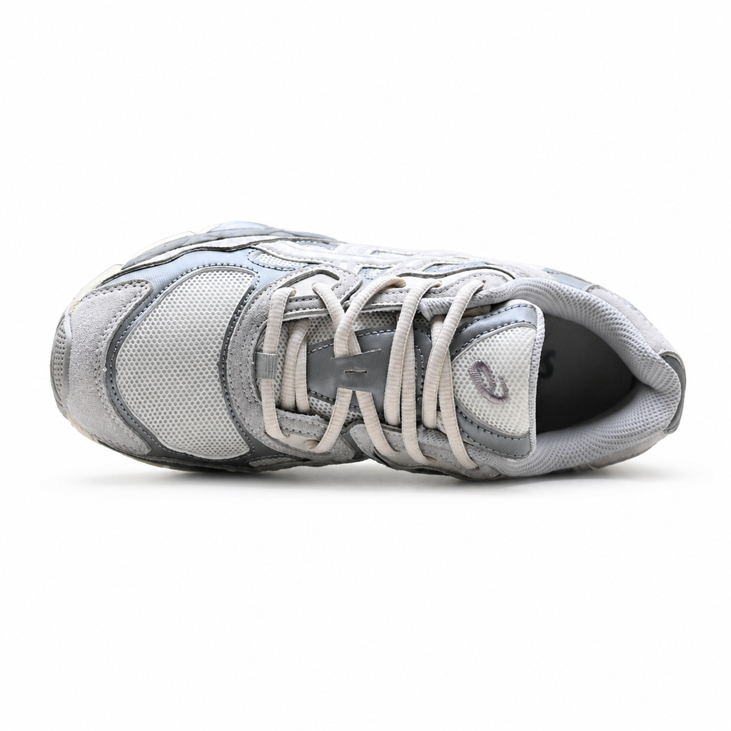 Asics Gel-Nimbus 9 | Sheet Rock/Pure Silver + Retro Y2K Design + GEL Cushioning, Unisex Lifestyle Sneakers, 2026 Vintage Runner Revival