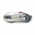 Onitsuka Tiger Mexico 66 | Metallic Silver/White + Retro Y2K Aesthetic + Cream Sole, Unisex Lifestyle Sneakers, Futuristic Streetwear Essential