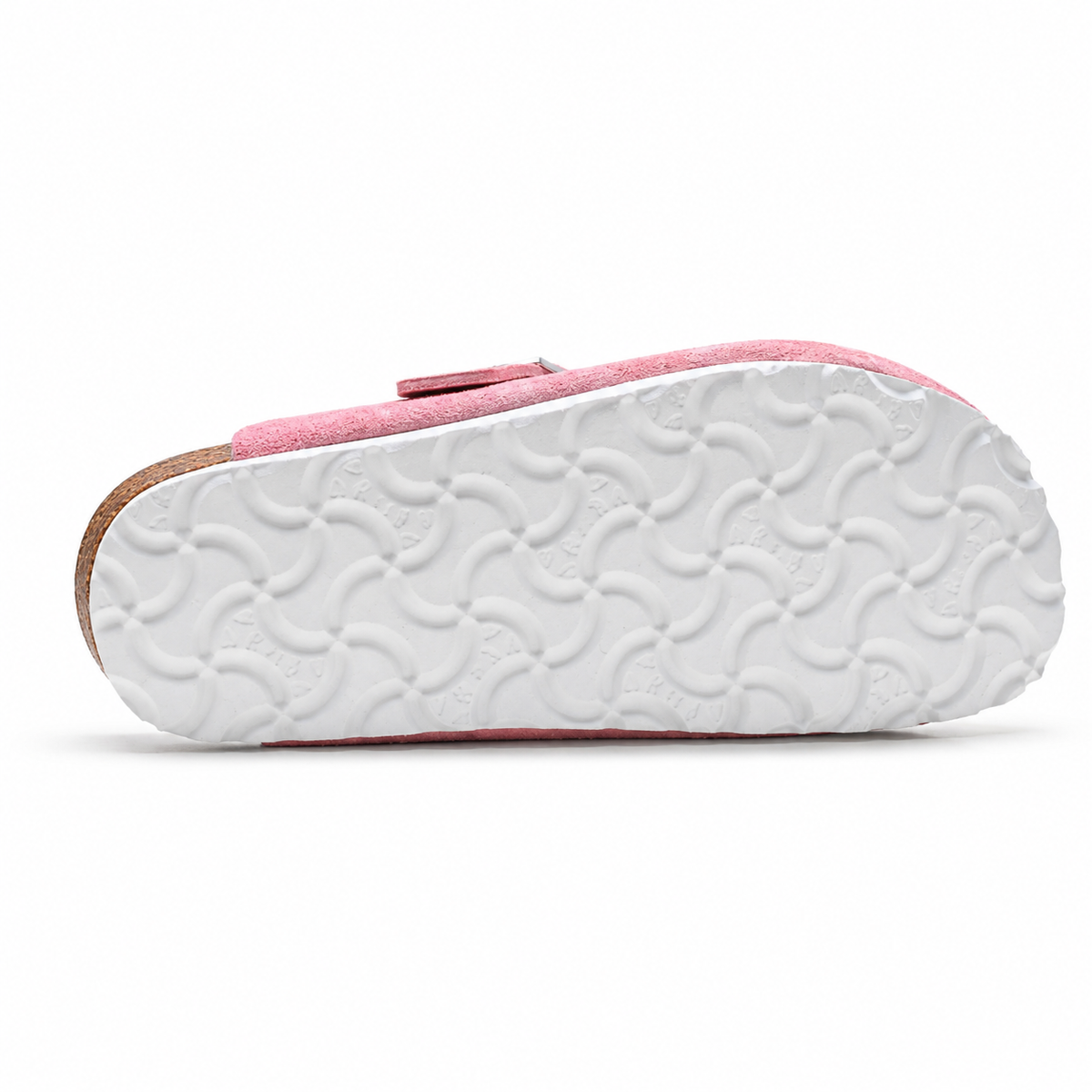 Birkenstock Boston Suede Clogs Dusty Pink | Women's Adjustable Slip-On Mules | Cork Footbed Casual Shoes