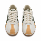 Onitsuka Tiger Mexico 66 | Cream/Olive Green + Mustard Suede Accents + Vintage Gum Sole, Unisex Retro Sneakers, Classic Japanese Streetwear