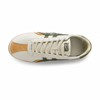 Onitsuka Tiger Mexico 66 | Cream/Olive Green + Mustard Suede Accents + Vintage Gum Sole, Unisex Retro Sneakers, Classic Japanese Streetwear