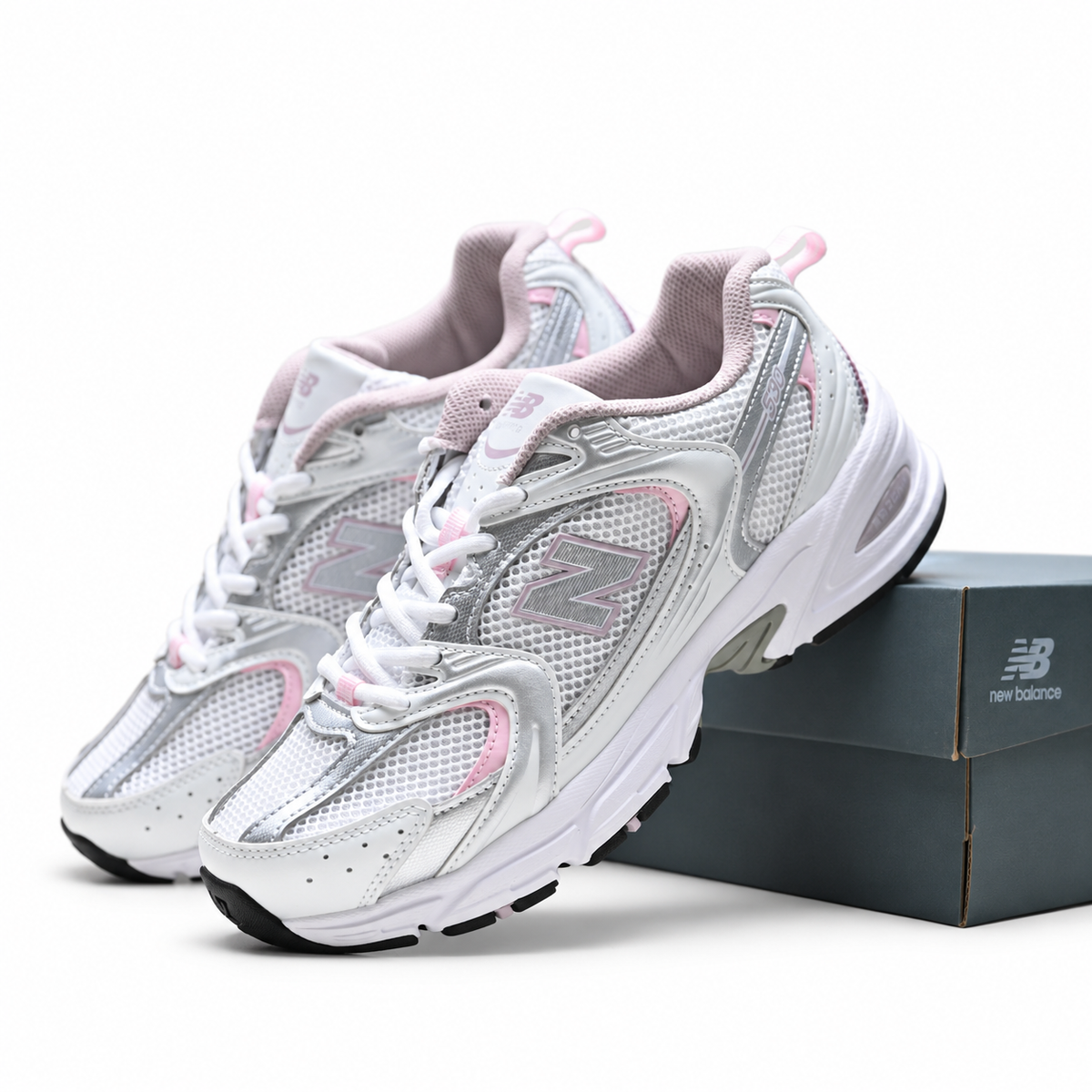 New Balance 530 "White Pink Silver" Sneakers MR530SGC | ABZORB Retro Chunky Shoes | Unisex
