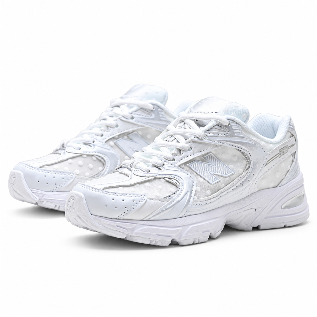 New Balance 530 'Silver Grey' | Mesh & Suede Upper + ABZORB Cushioning + Retro Runner Style, Unisex Lifestyle Sneakers, Breathable & Lightweight Walking Shoes