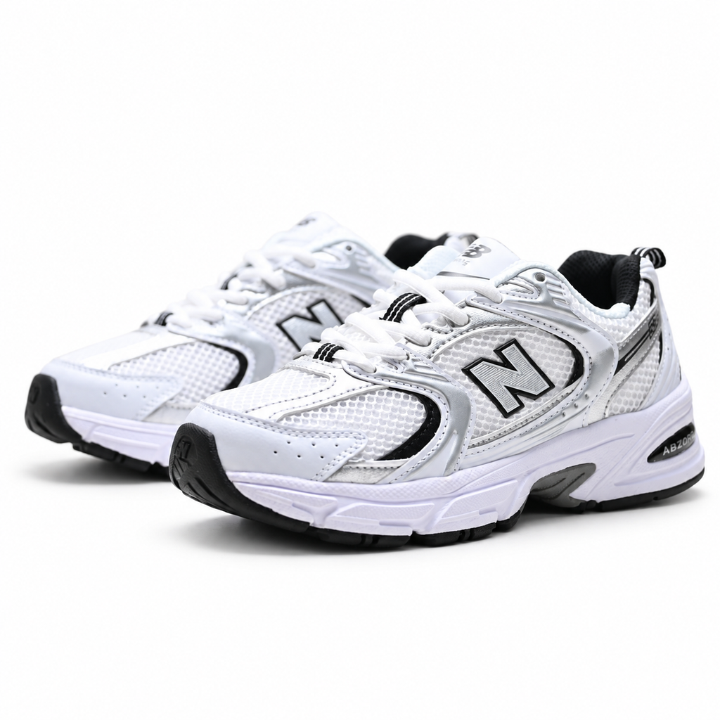 New Balance 530 'White Silver' | Mesh & Synthetic Upper + ABZORB Cushioning + Y2K Retro Runner, Unisex Lifestyle Sneakers, Breathable Walking Shoes & Streetwear Essential