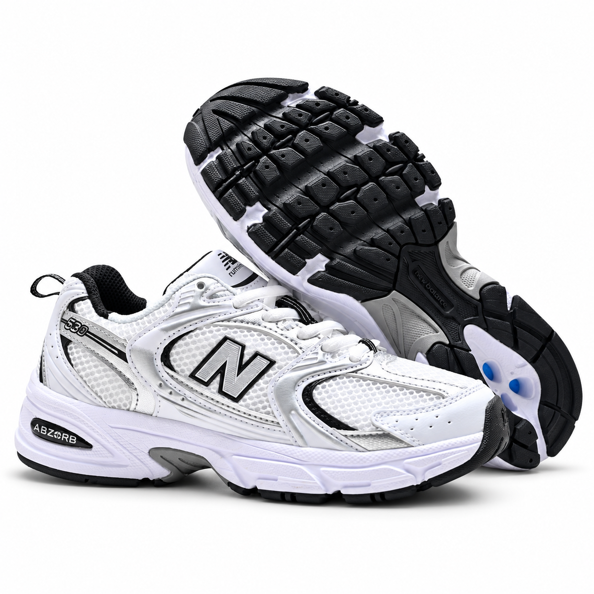 New Balance 530 'White Silver' | Mesh & Synthetic Upper + ABZORB Cushioning + Y2K Retro Runner, Unisex Lifestyle Sneakers, Breathable Walking Shoes & Streetwear Essential