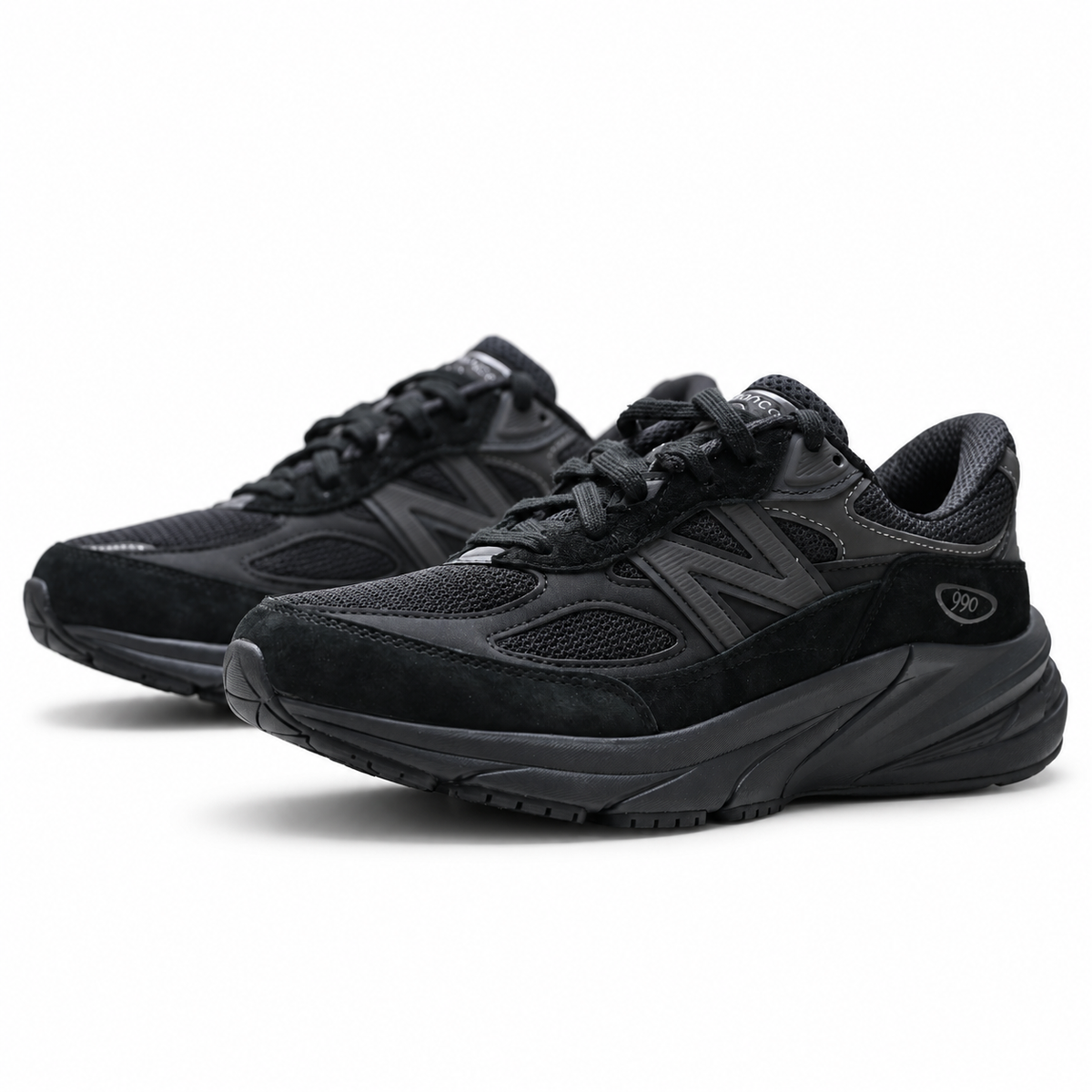 New Balance 990v6 'Black' | Triple Black Suede & Mesh + FuelCell Cushioning + Made in USA, Premium Men's & Women's Lifestyle Sneakers, All-Black Dad Shoes & Running Heritage