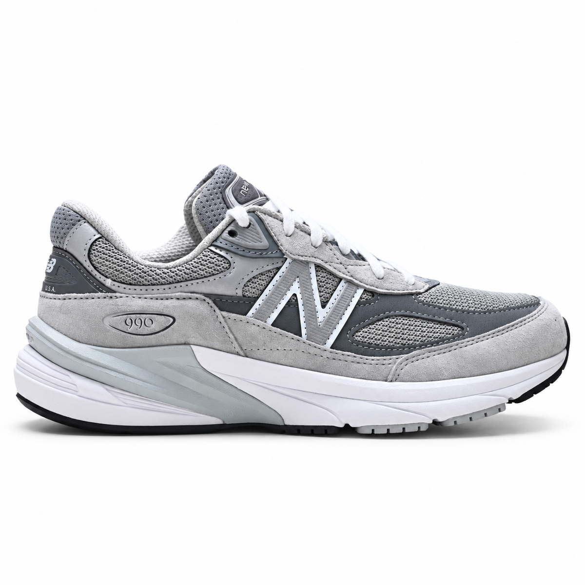 New Balance 990v6 'Grey' | Grey Suede & Mesh + FuelCell Cushioning + Made in USA, Premium Men's & Women's Lifestyle Sneakers, Classic Dad Shoes & High-Performance Runner