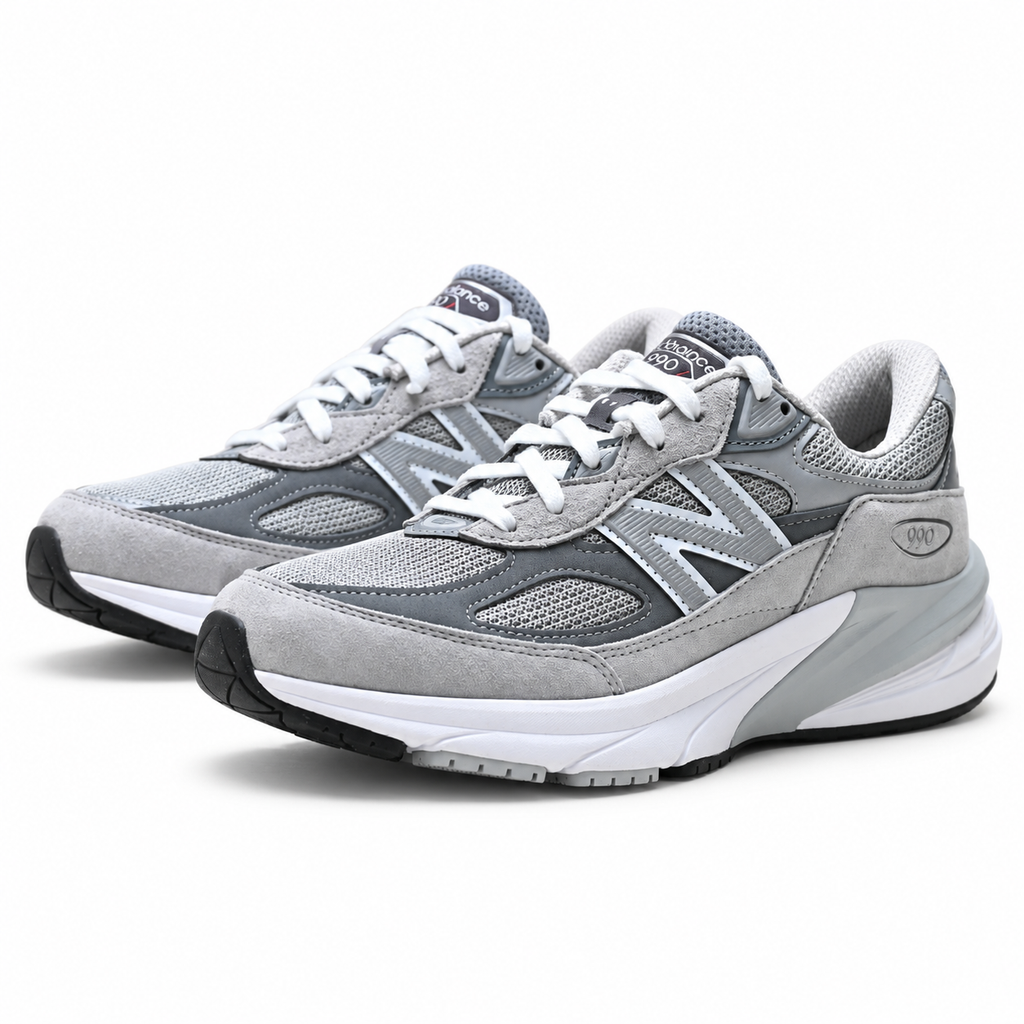 New Balance 990v6 'Grey' | Grey Suede & Mesh + FuelCell Cushioning + Made in USA, Premium Men's & Women's Lifestyle Sneakers, Classic Dad Shoes & High-Performance Runner