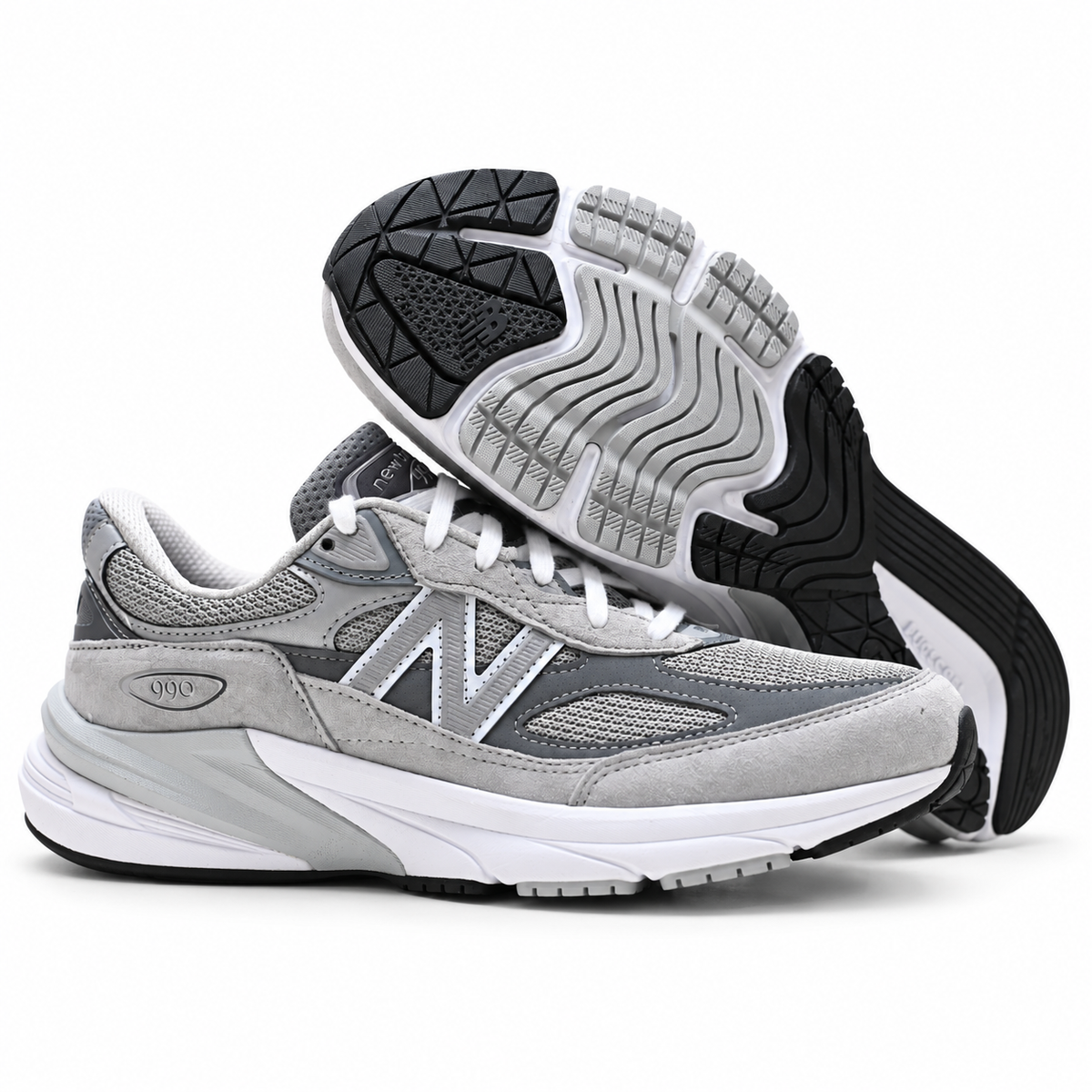 New Balance 990v6 'Grey' | Grey Suede & Mesh + FuelCell Cushioning + Made in USA, Premium Men's & Women's Lifestyle Sneakers, Classic Dad Shoes & High-Performance Runner