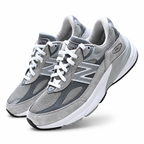 New Balance 990v6 'Grey' | Grey Suede & Mesh + FuelCell Cushioning + Made in USA, Premium Men's & Women's Lifestyle Sneakers, Classic Dad Shoes & High-Performance Runner